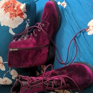 Circus Sam Edelman velvet boots size 10
